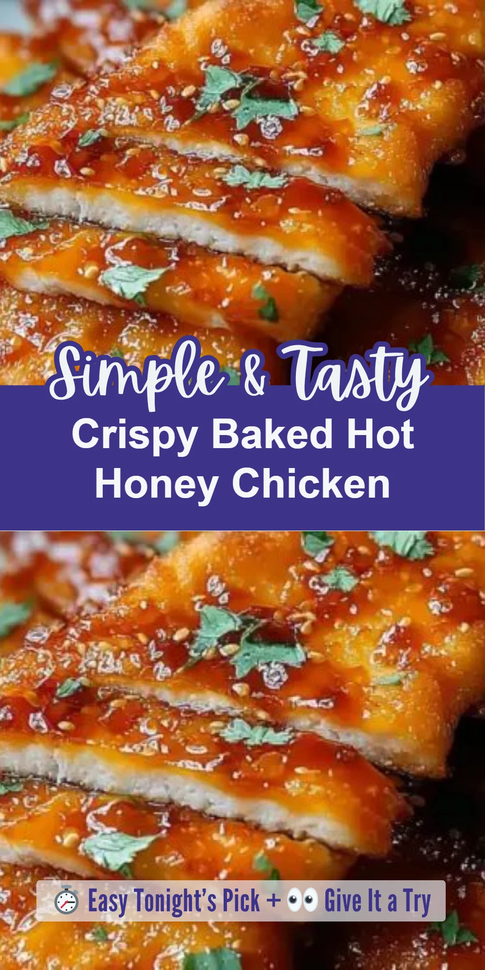 Crispy Baked Hot Honey Chicken