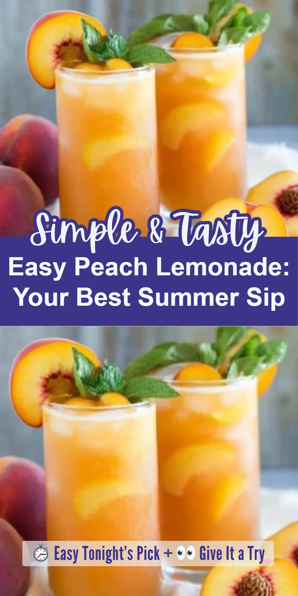 Easy Peach Lemonade: Your Best Summer Sip