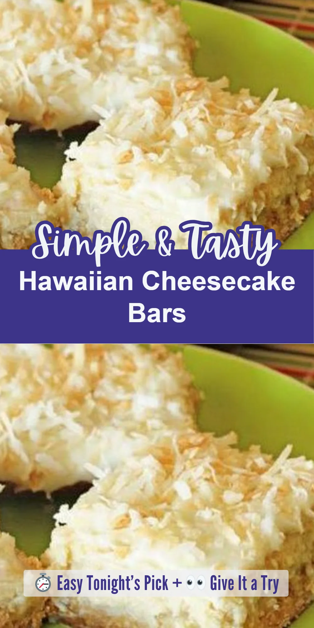Hawaiian Cheesecake Bars