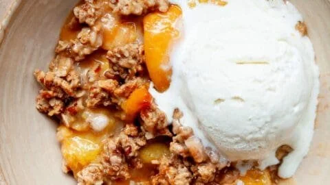 Healthy Peach Crisp Recipe