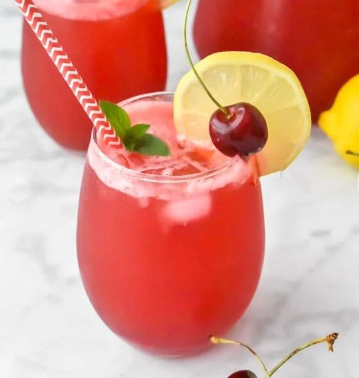 Homemade Cherry Lemonade