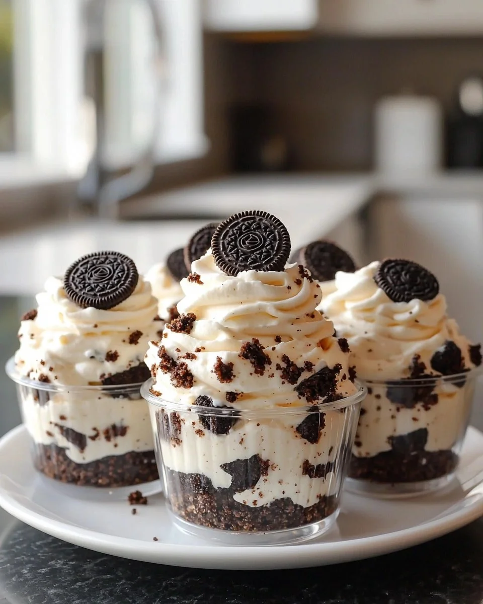 No-Bake Oreo Cheesecake Cups