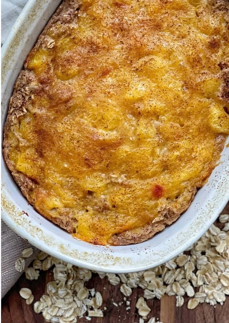 Peach Baked Oatmeal