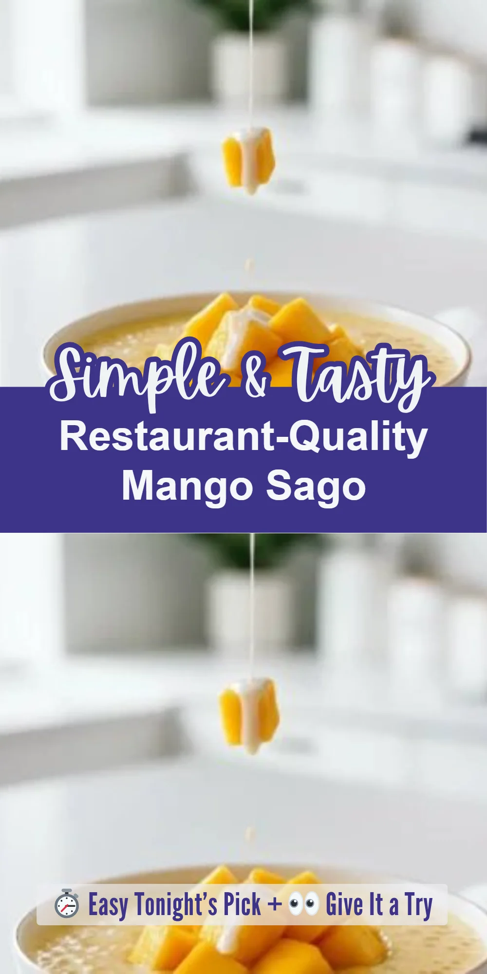 Restaurant-Quality Mango Sago