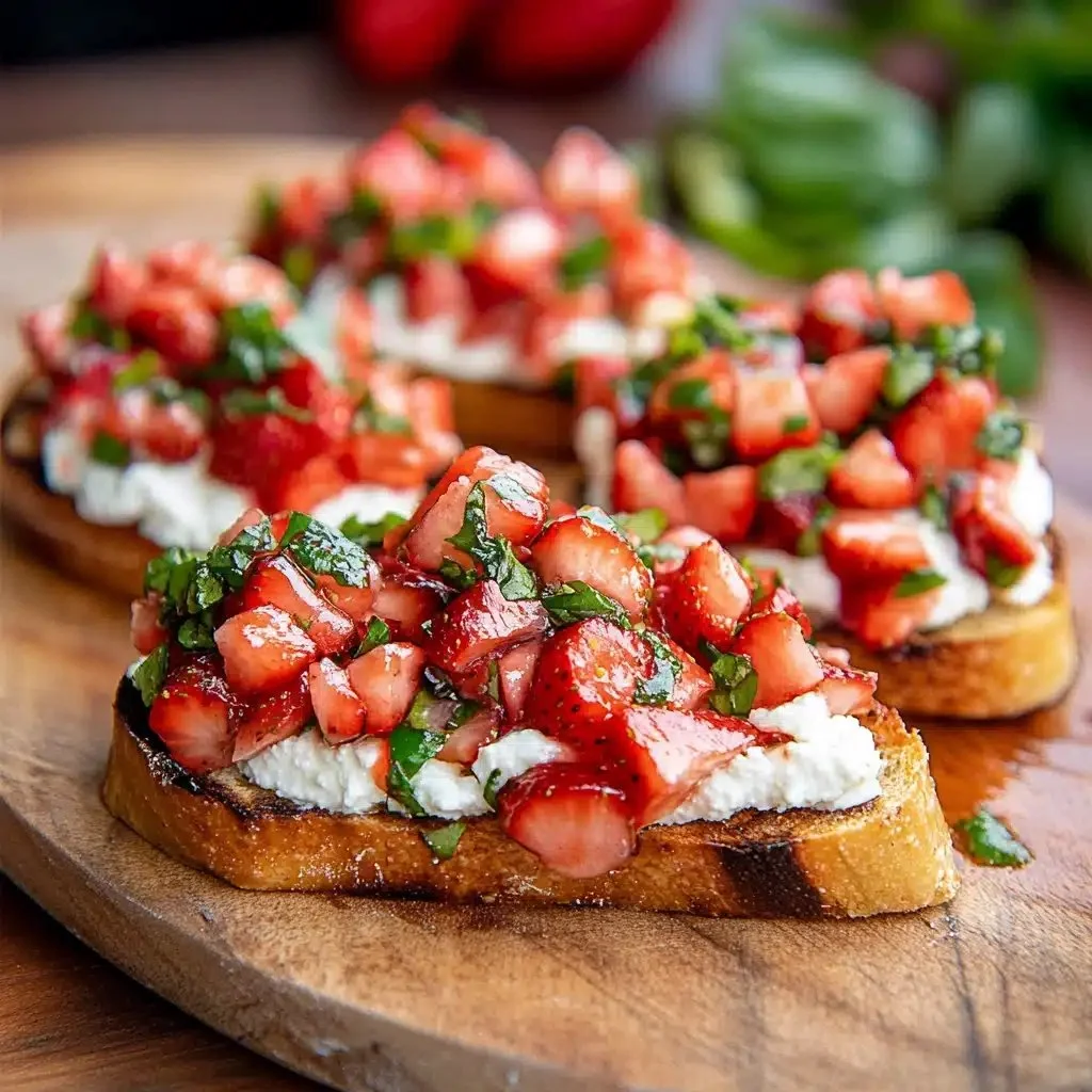 Strawberry Ricotta Bruschetta: A Fresh, Romantic Bite Everyone Will Love