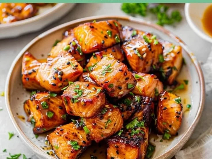 Air Fryer Salmon Bites