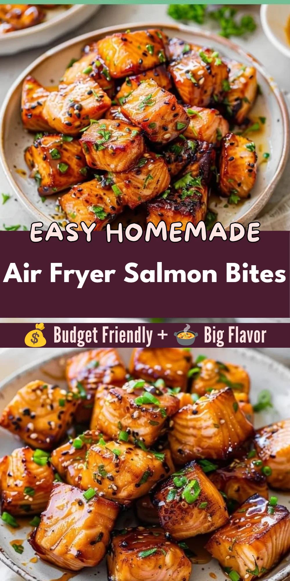 Air Fryer Salmon Bites