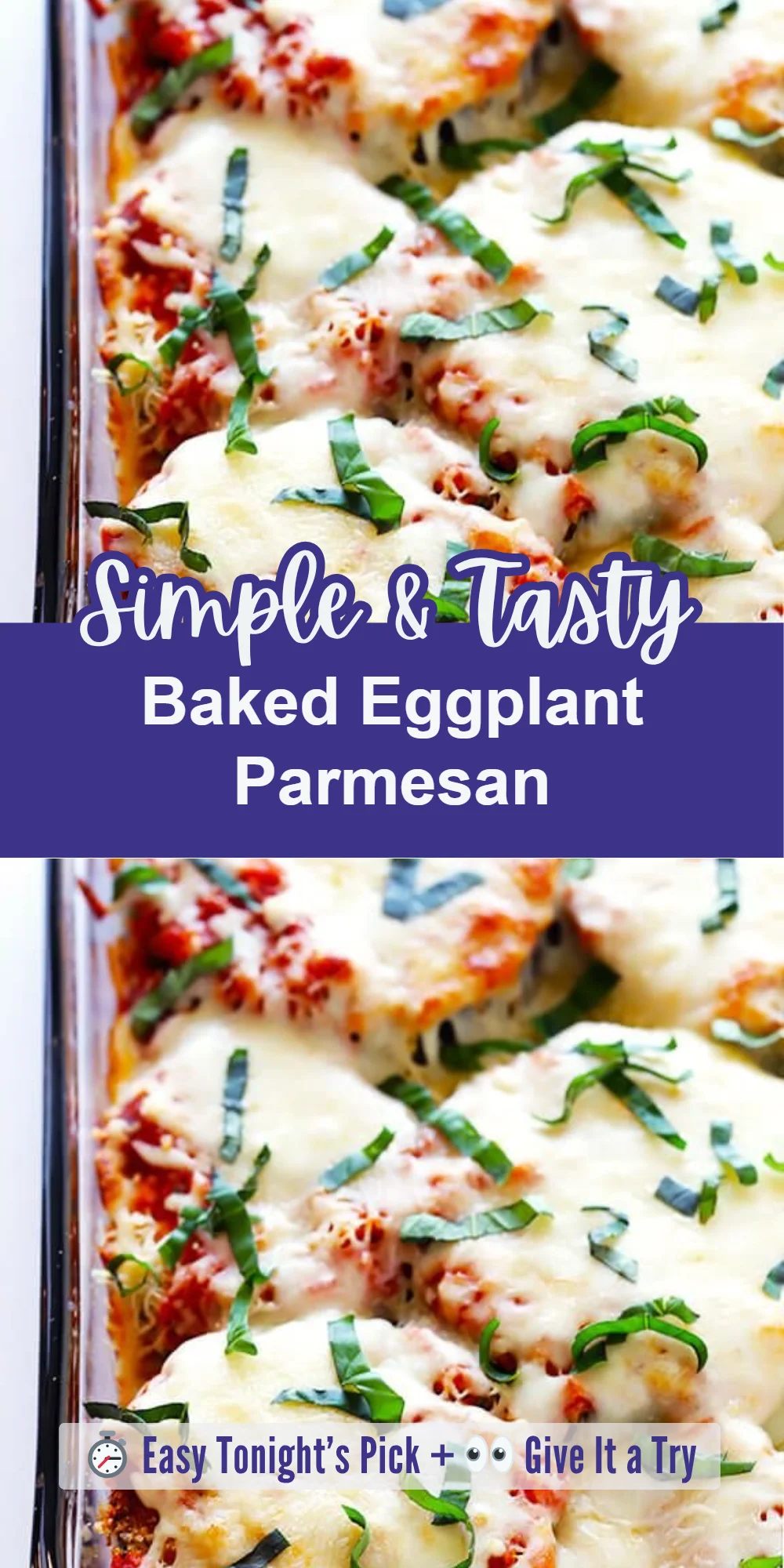 Baked Eggplant Parmesan