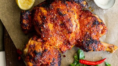 Baked peri peri chicken