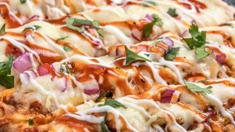 BBQ Ranch Chicken Flatbread