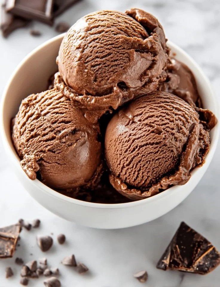 Chocolate Cottage Cheese Ice Cream
