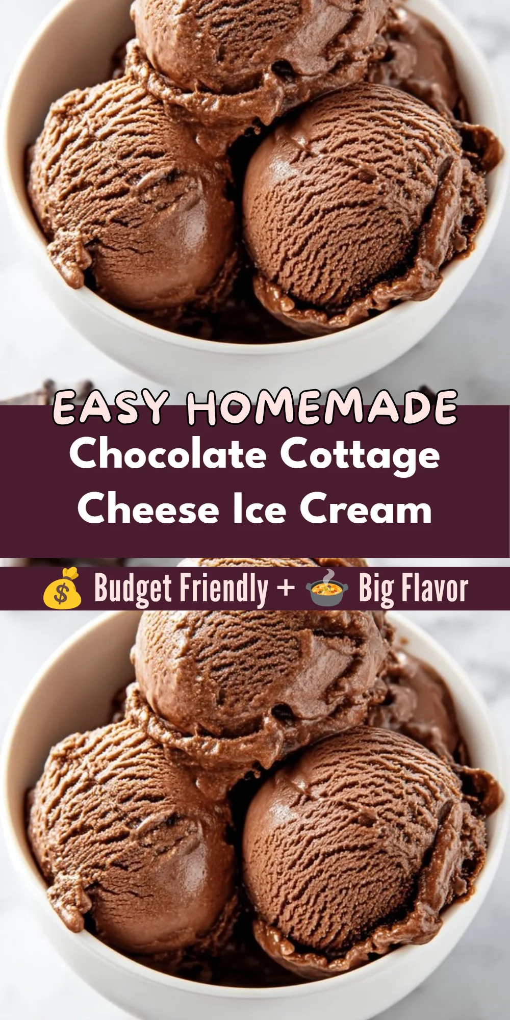 Chocolate Cottage Cheese Ice Cream