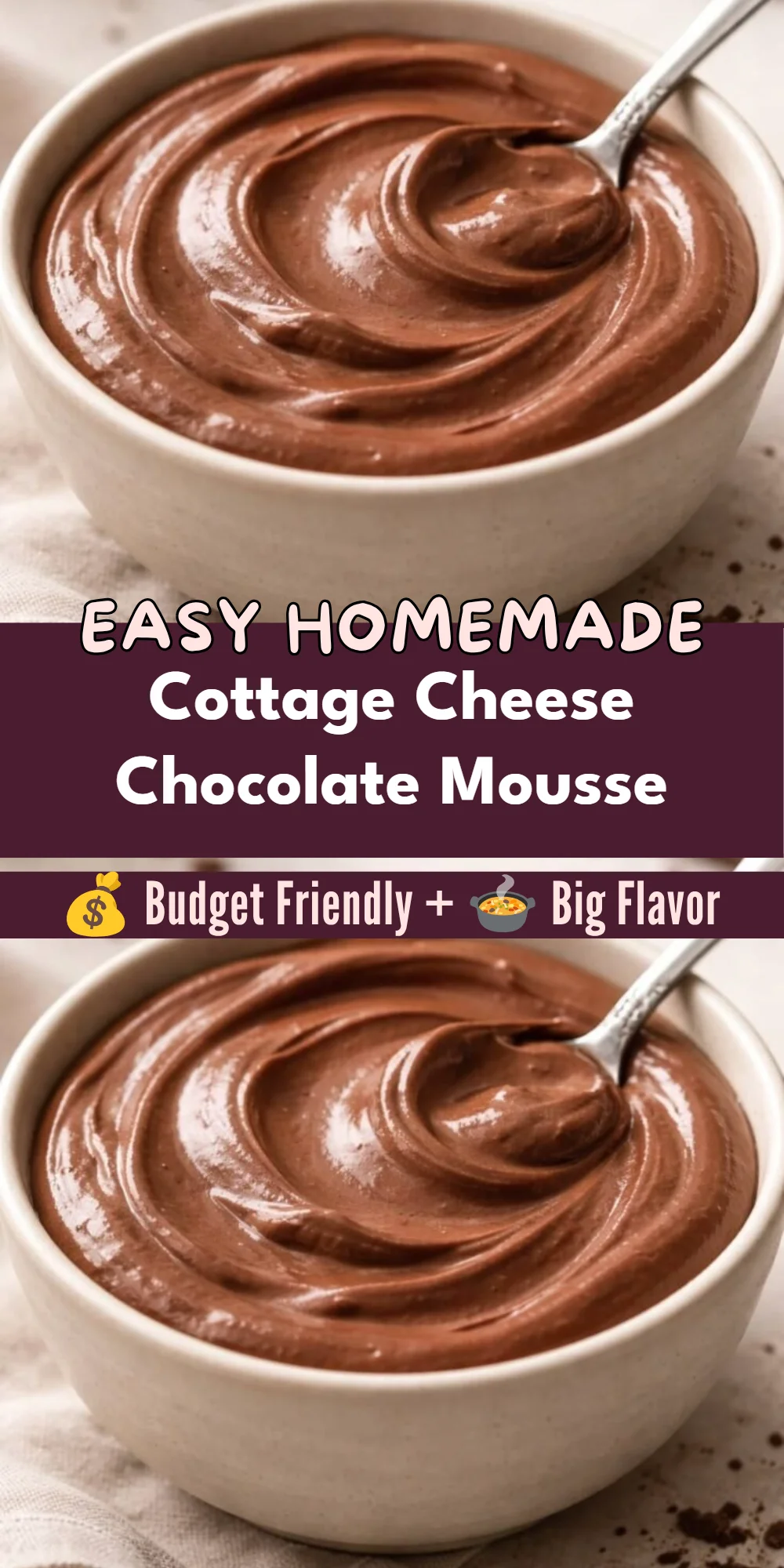 Cottage Cheese Chocolate Mousse