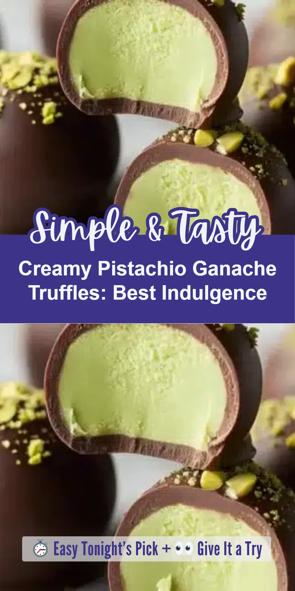 Creamy Pistachio Ganache Truffles: Best Indulgence