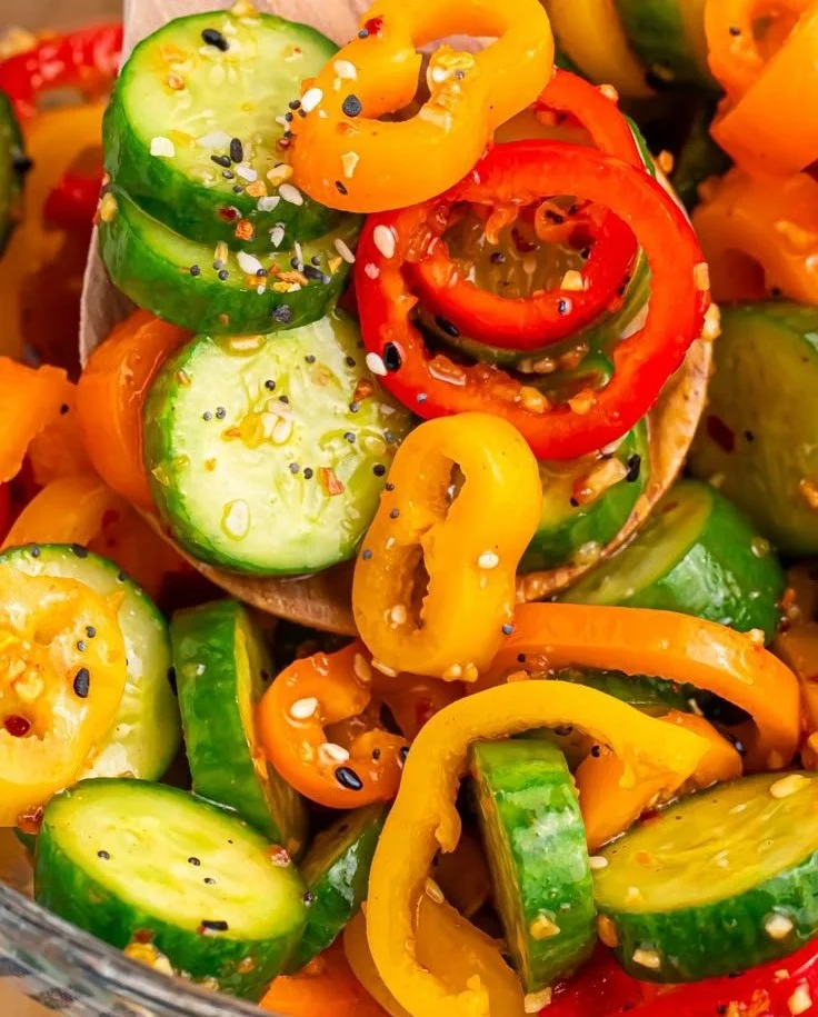 Cucumber and Sweet Pepper Salad
