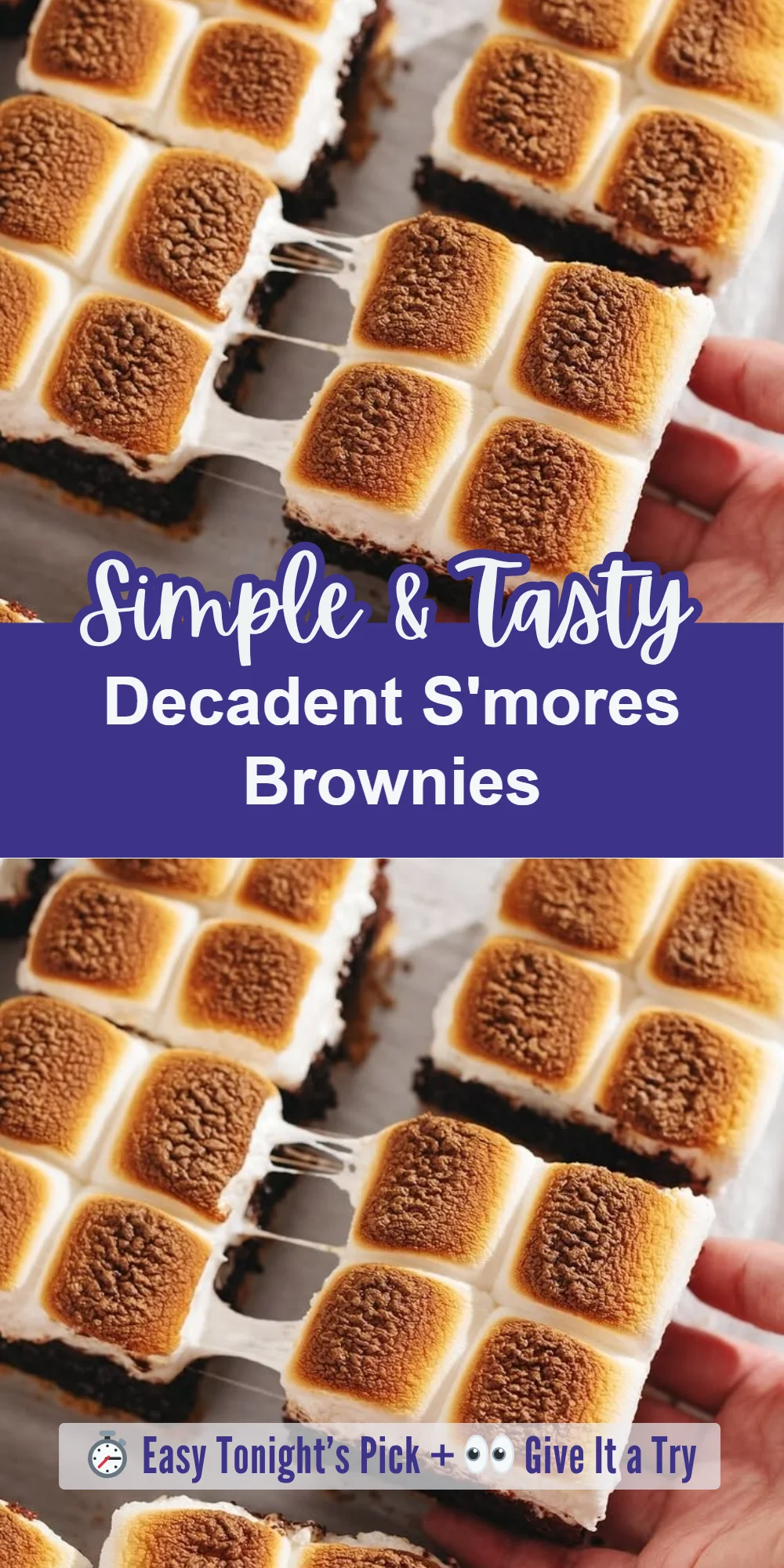 Decadent S'mores Brownies