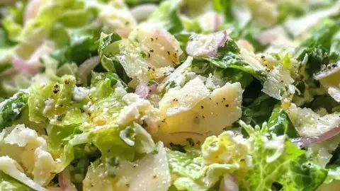 Delicious Parmesan Chopped Salad Ready in Just 5 Minutes