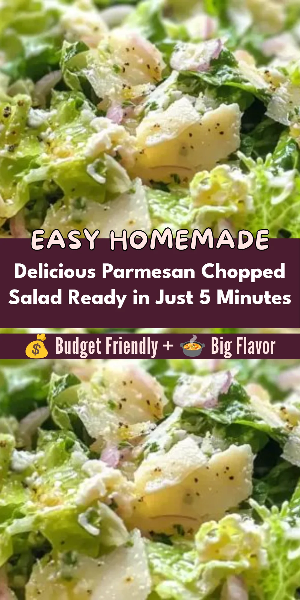Delicious Parmesan Chopped Salad Ready in Just 5 Minutes