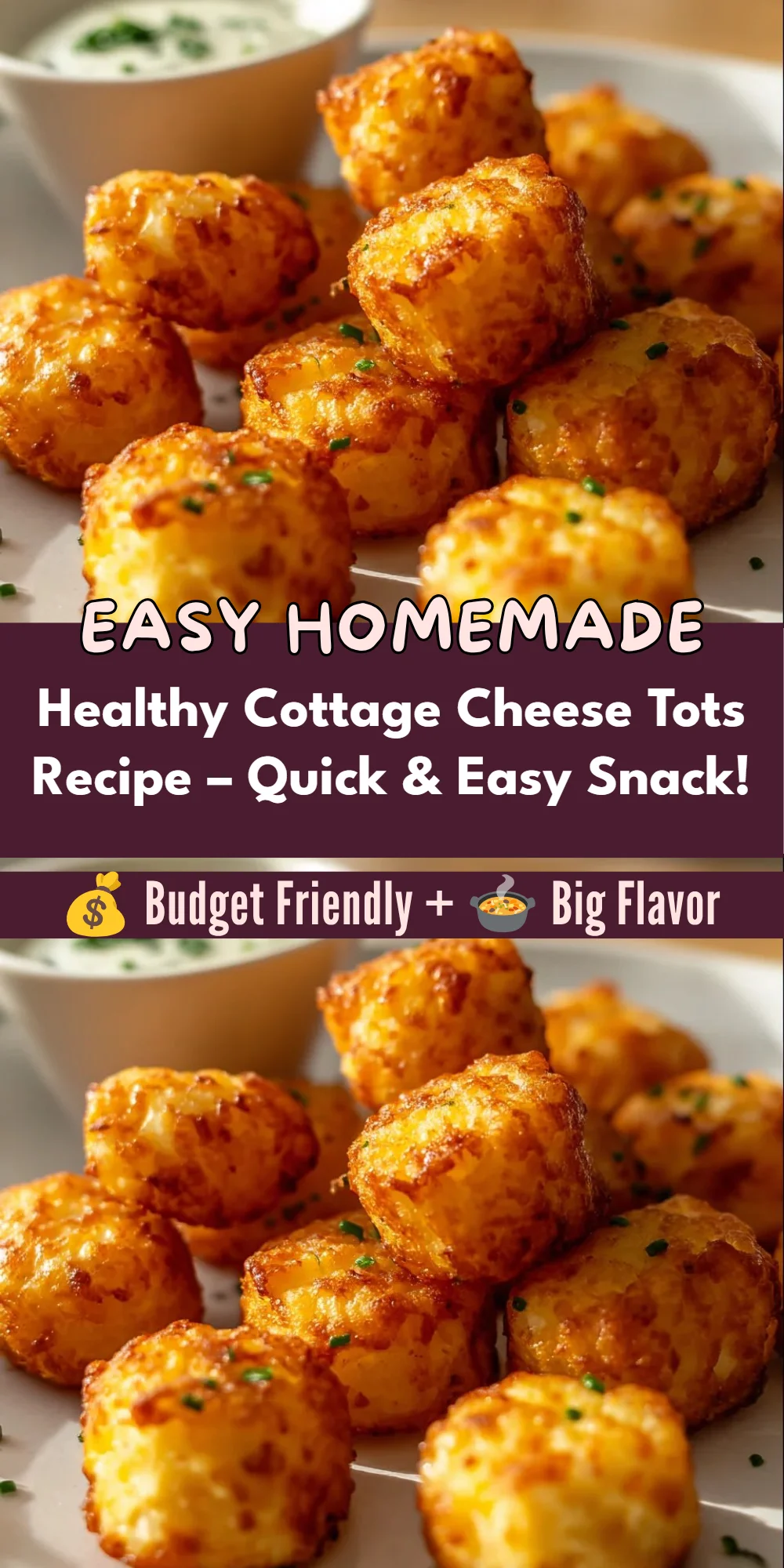 Healthy Cottage Cheese Tots Recipe – Quick & Easy Snack!