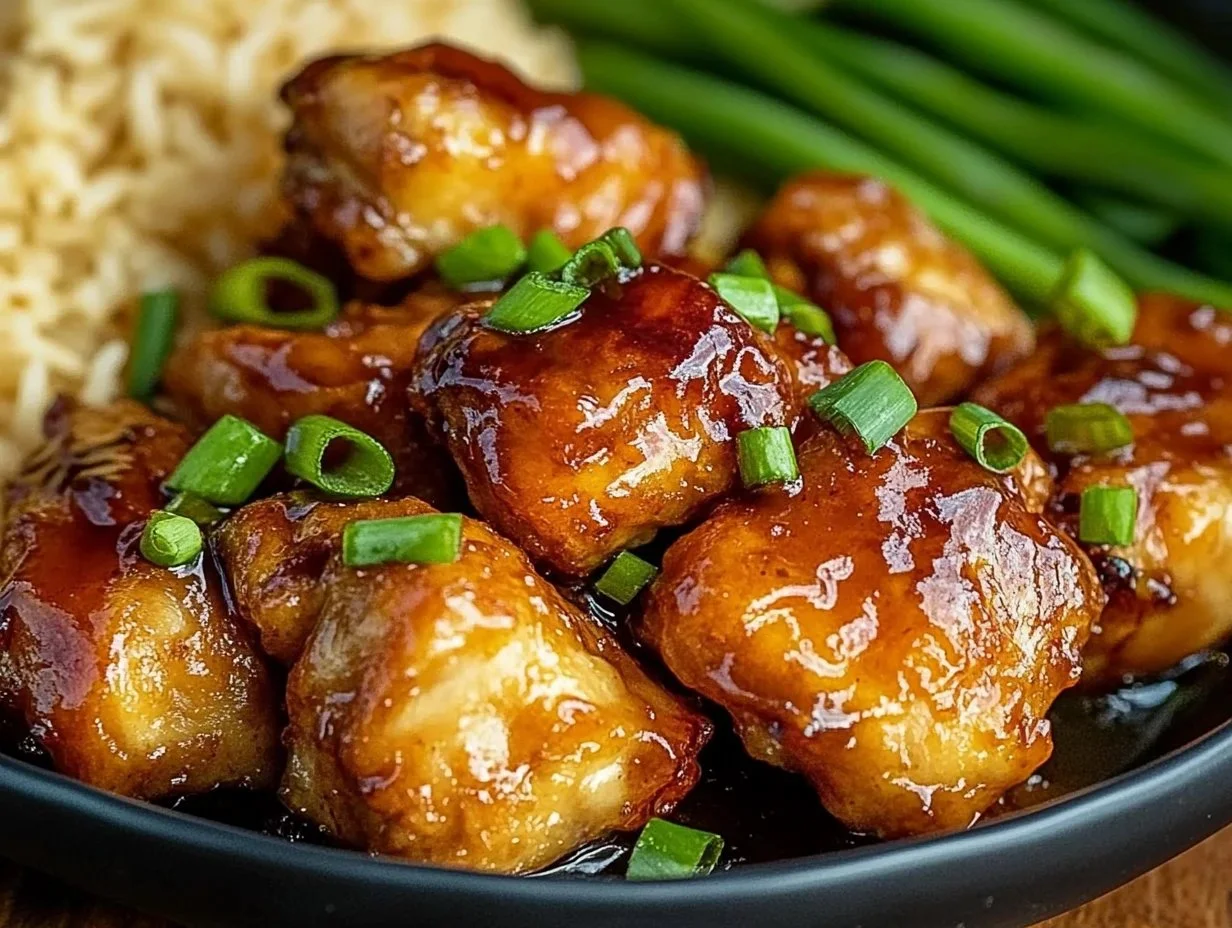 Honey Butter Garlic Glazed Salmon Bites