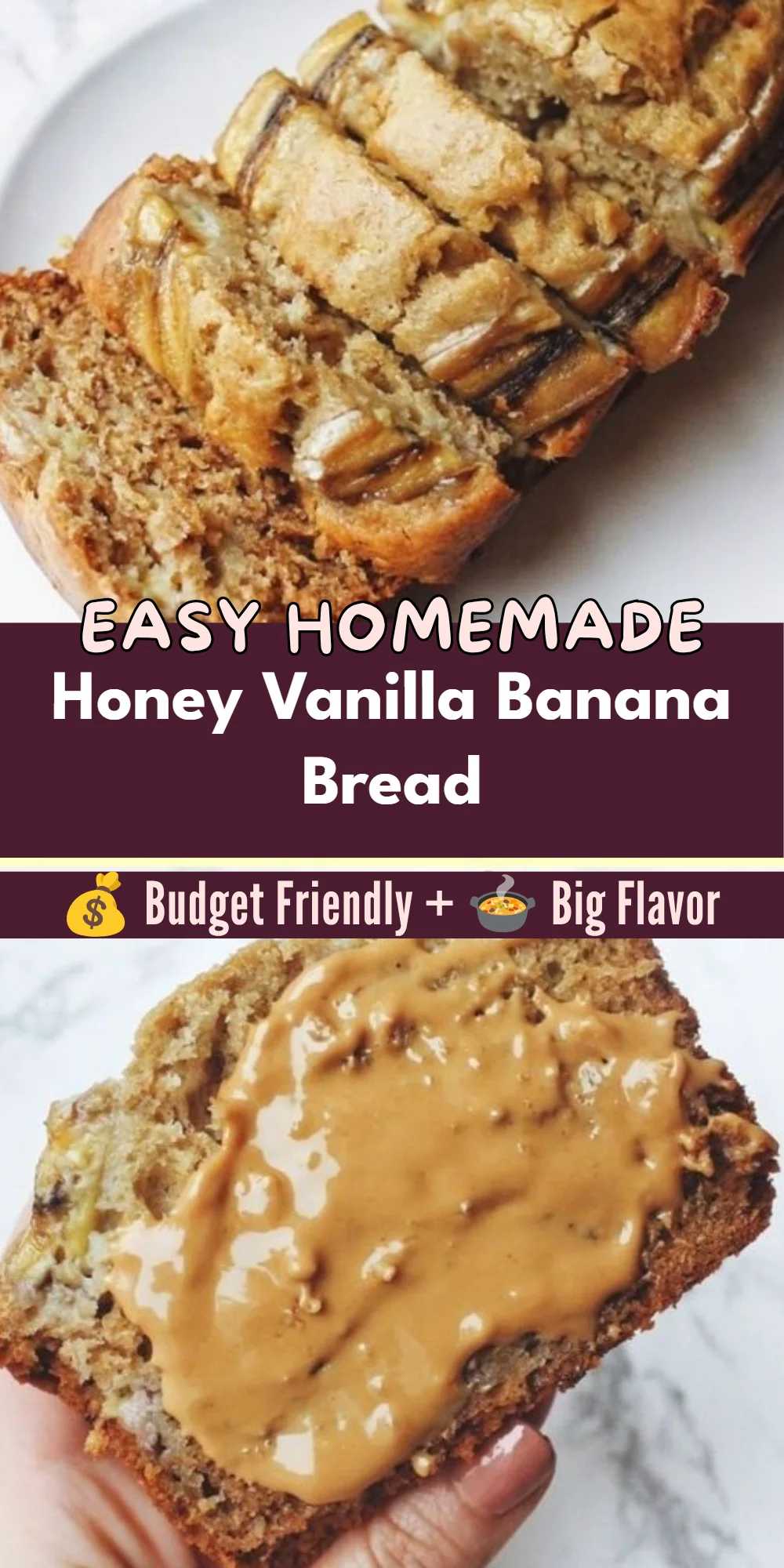 Honey Vanilla Banana Bread