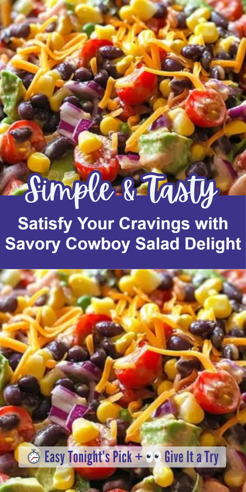 Satisfy Your Cravings with Savory Cowboy Salad Delight