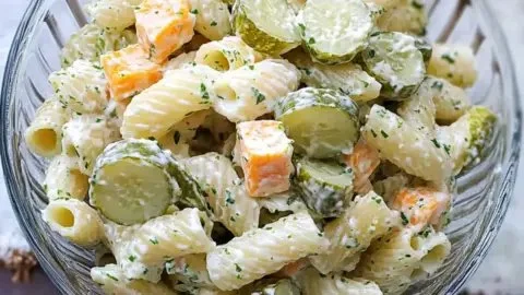 Savor Summer with This Creamy Dill Pickle Pasta Salad