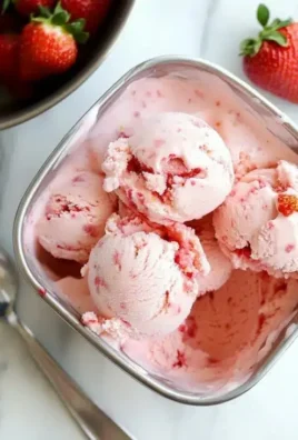 Delicious strawberry cottage cheese ice cream in a bowl
