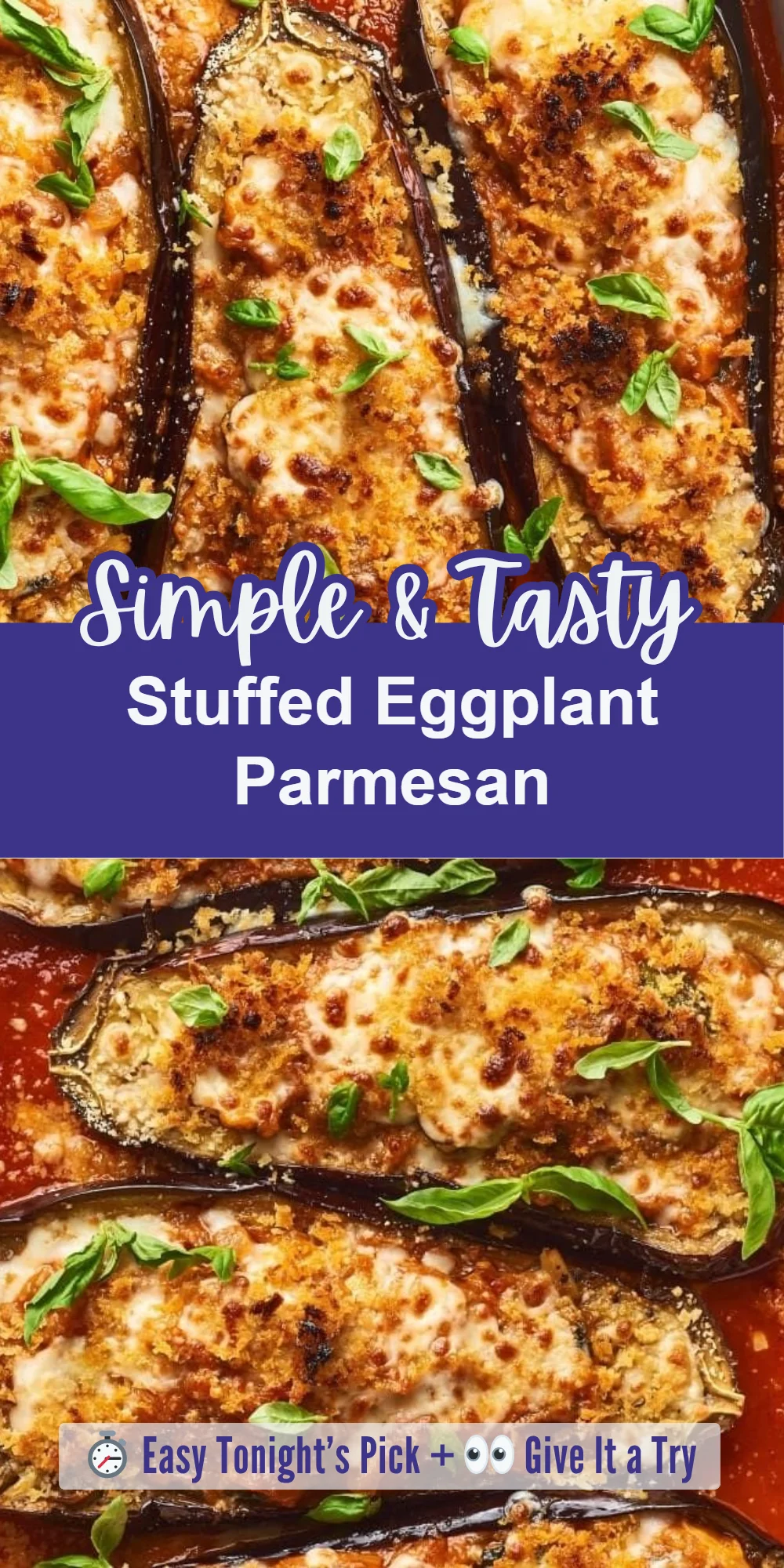 Stuffed Eggplant Parmesan