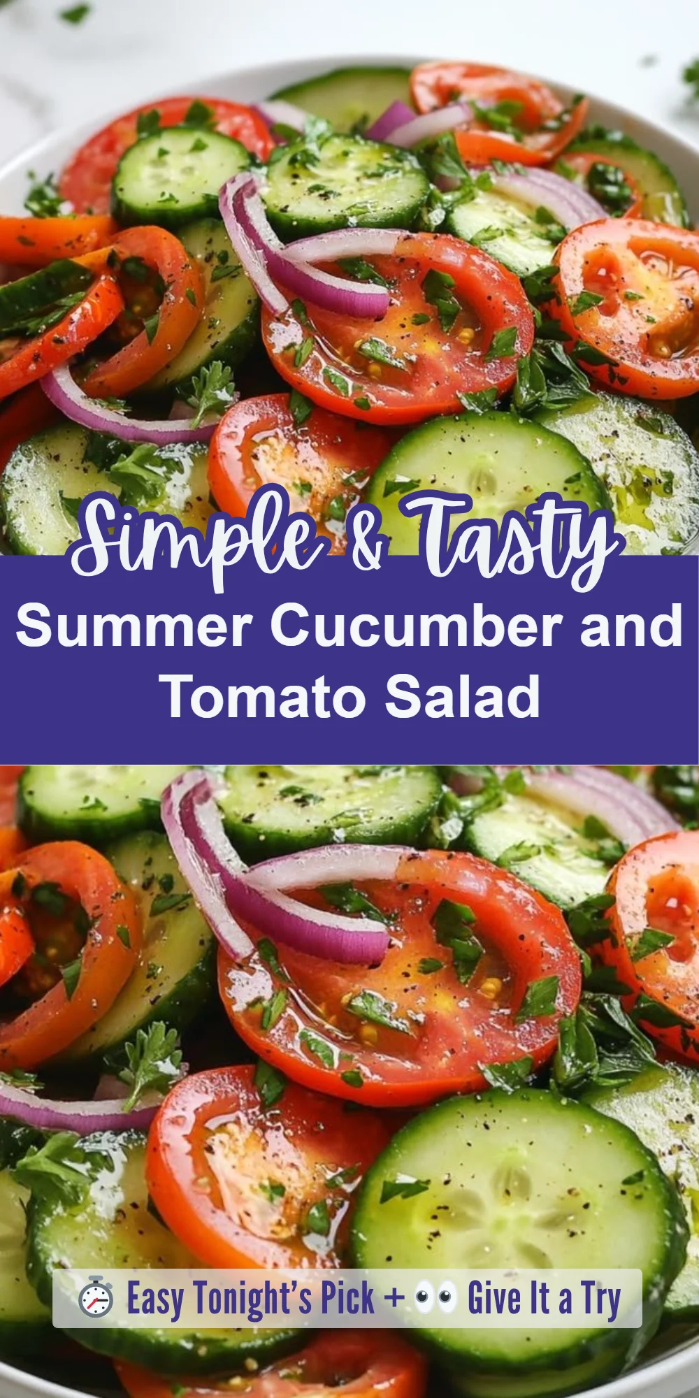 Summer Cucumber and Tomato Salad