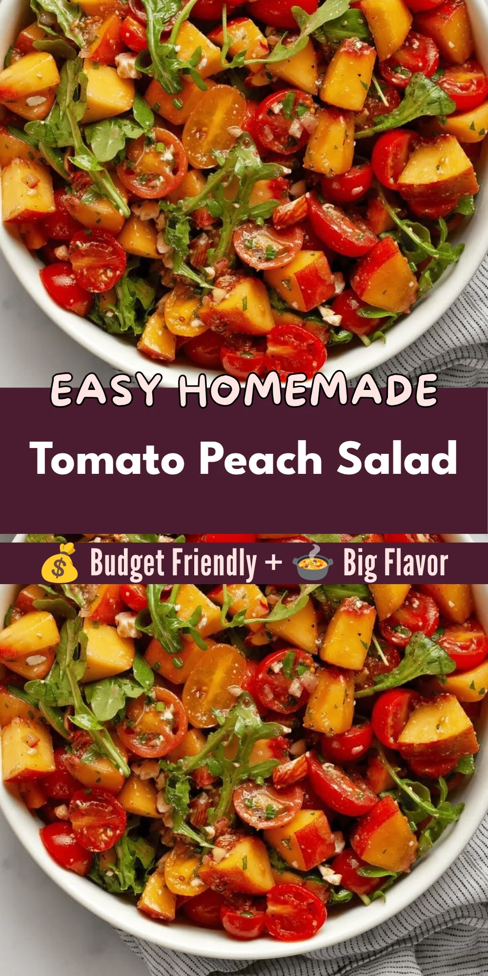 Tomato Peach Salad