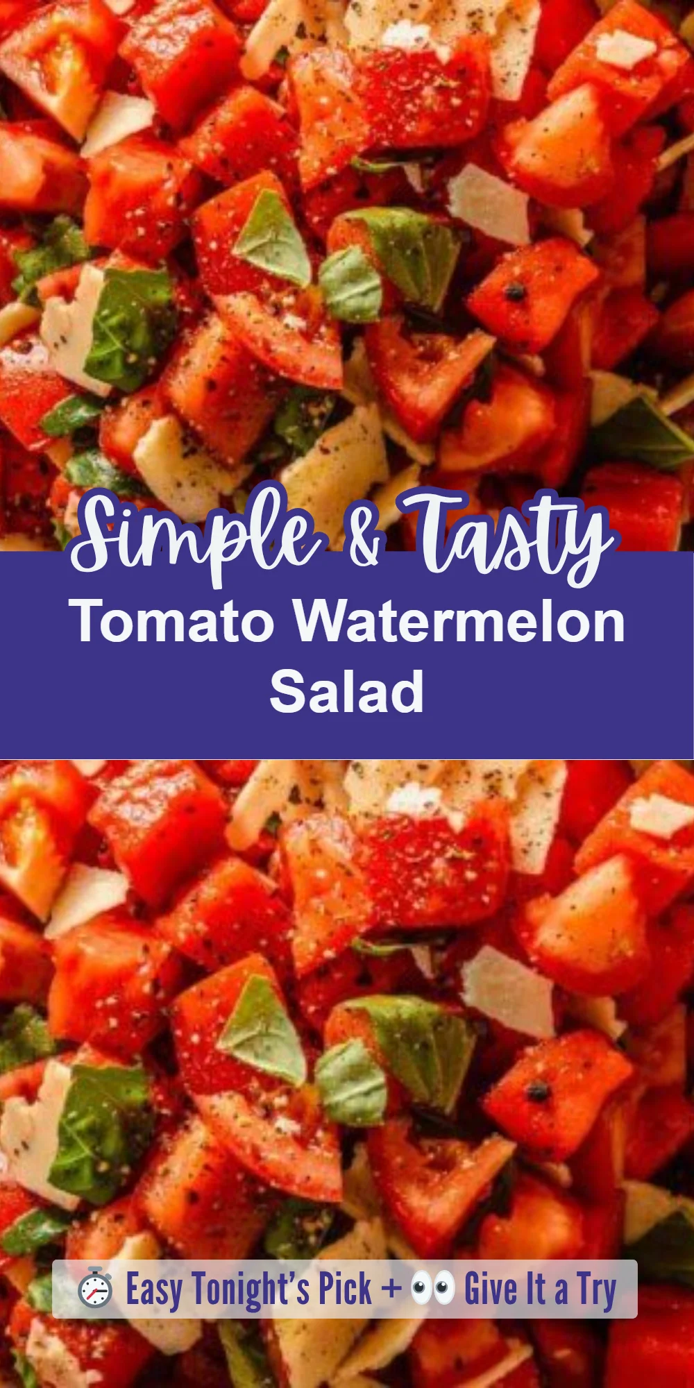 Tomato Watermelon Salad