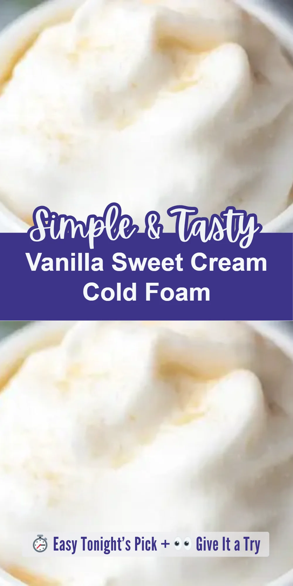 Vanilla Sweet Cream Cold Foam