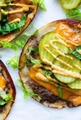 Delicious viral smash burger tacos topped with secret sauce