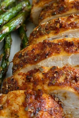 Crispy air fryer boneless skinless chicken breast on a plate