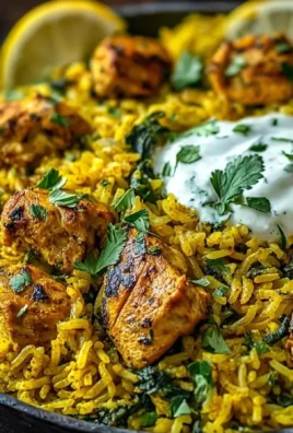 Bowl of anti-inflammatory turmeric chicken served with rice
