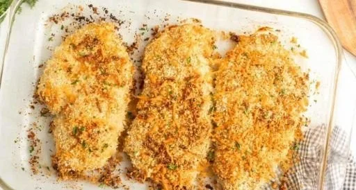 Delicious Baked Ranch Chicken garnished and ready to serve