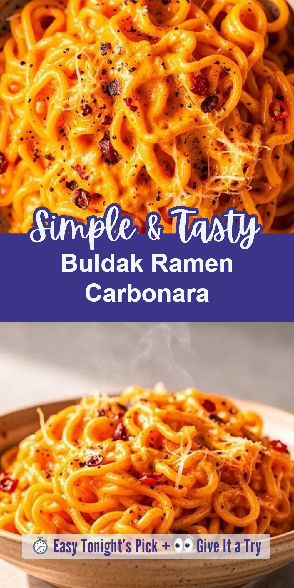 Buldak Ramen Carbonara