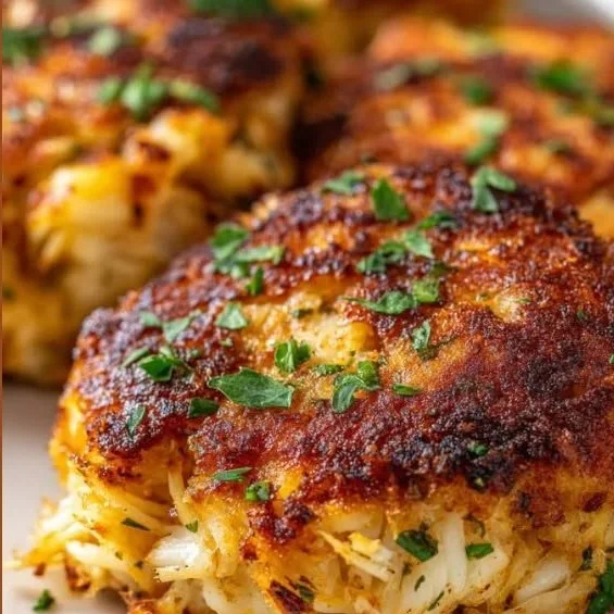Delicious homemade crab cakes inspired by Joe’s Crab Shack recipe.
