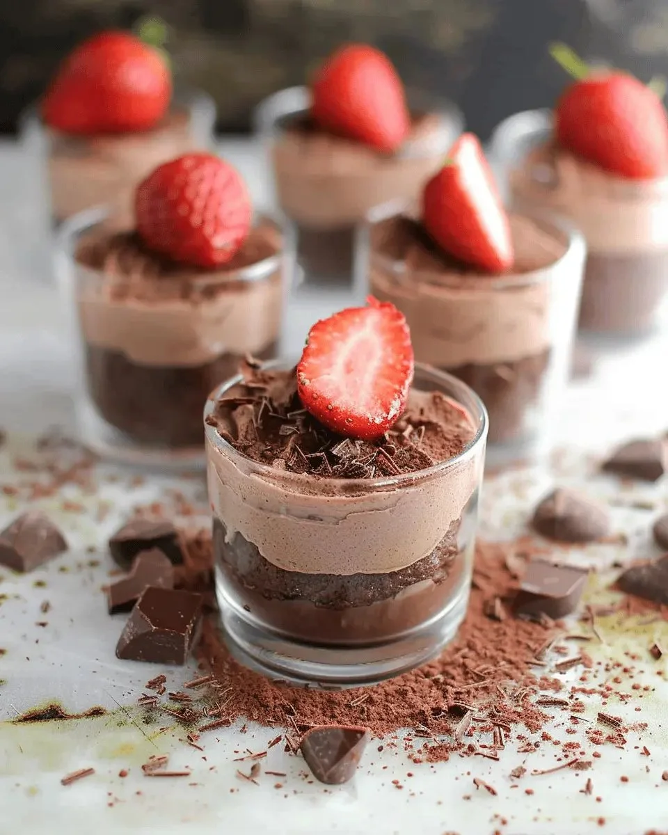 Creamy No-Bake Chocolate Cheesecake Cups: Indulgent Delight at Home