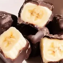 Delicious chunky monkey banana bites for healthy snacking