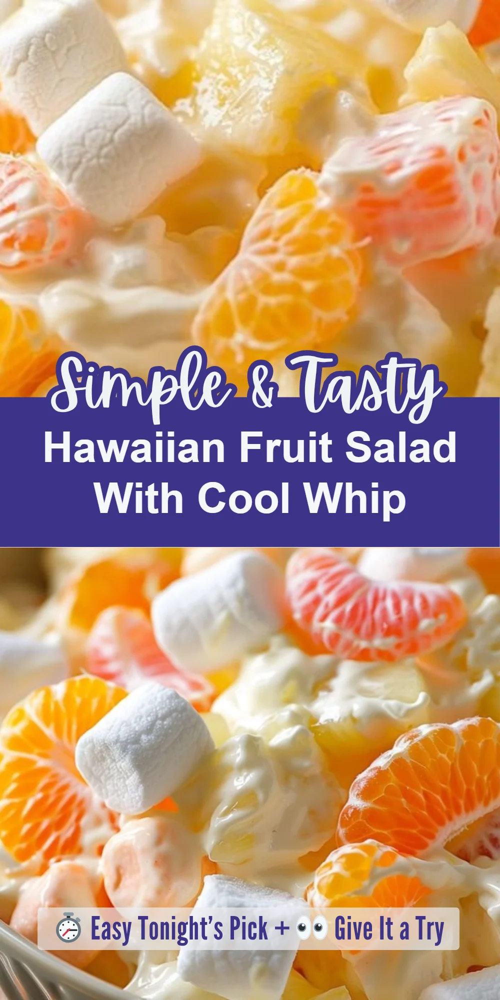 Hawaiian Fruit Salad With Cool Whip