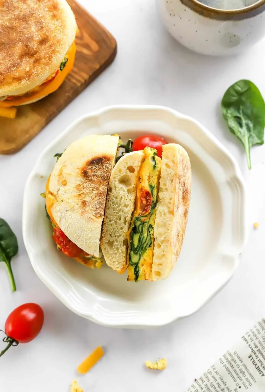 Healthy Breakfast Sandwich (A make-ahead recipe)