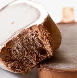 Healthy homemade fudgesicles with rich chocolate flavor