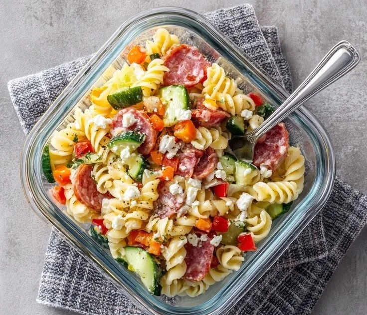 High-Protein Italian Pasta Salad