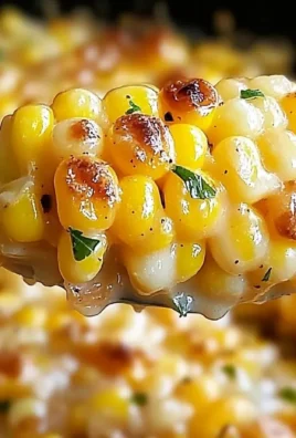 Honey butter skillet corn served in a cast iron pan