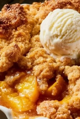 Delicious Joanna Gaines Peach Cobbler fresh from the oven