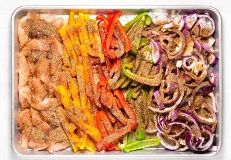 Sheet Pan Chicken Fajitas