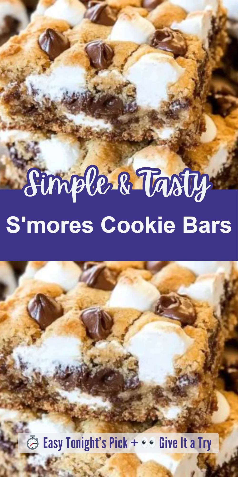 S'mores Cookie Bars