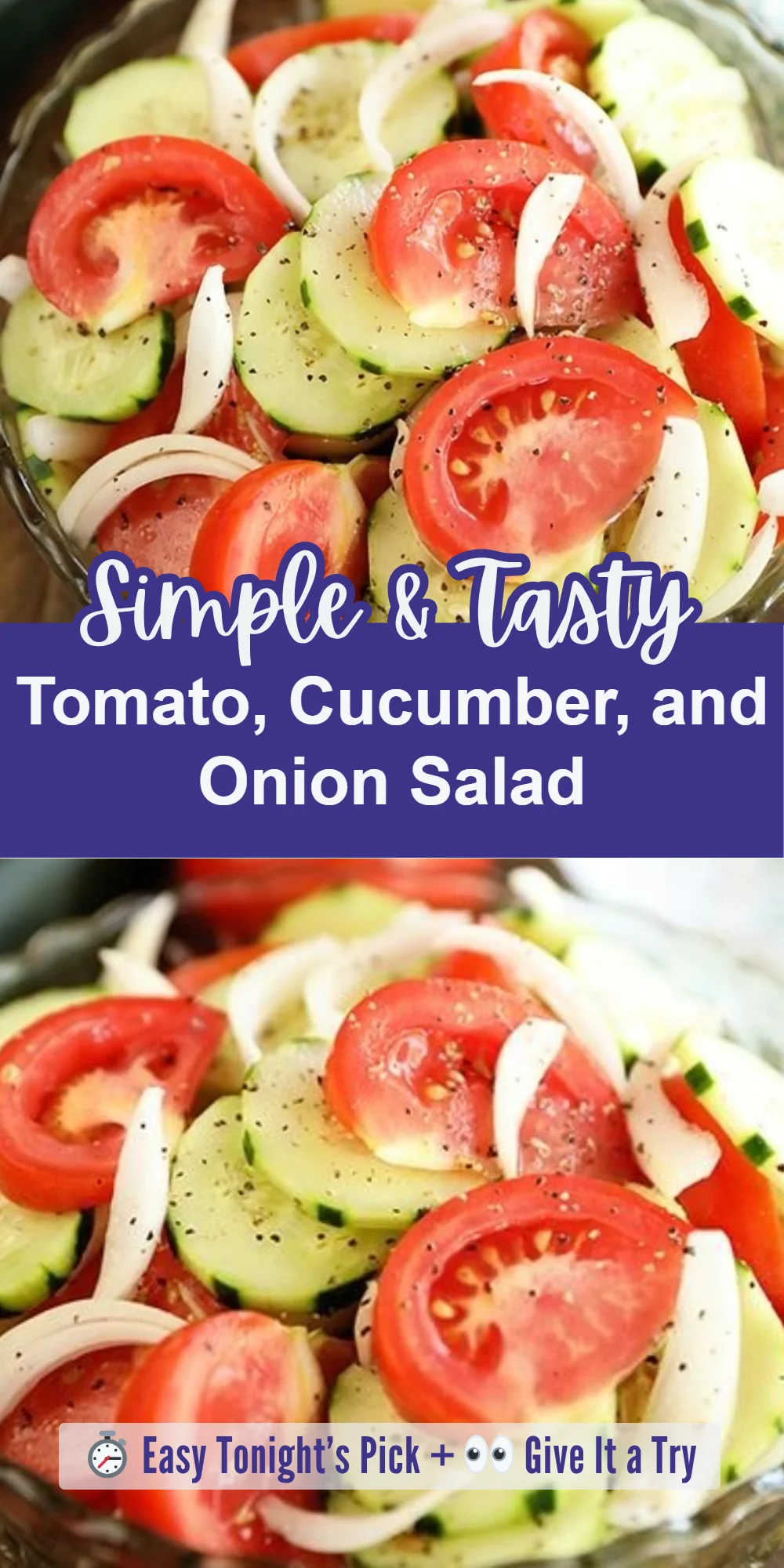 Tomato, Cucumber, and Onion Salad